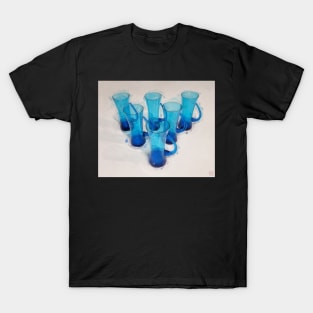 Blue Glasses Composition T-Shirt